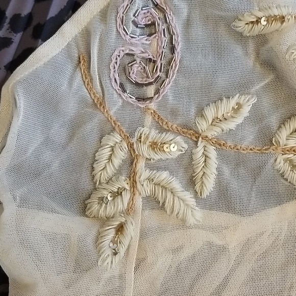 Free People Strawberry Moon Maxi Slip M - Picture 5 of 8